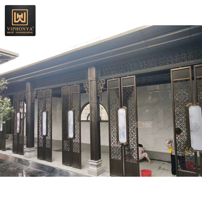 Decorative Partition Decorative Room Divider Stainless Steel Metal Screen