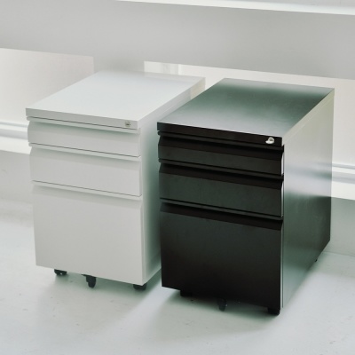 3 Drawer Storage Filing Cabinet with File Divider
