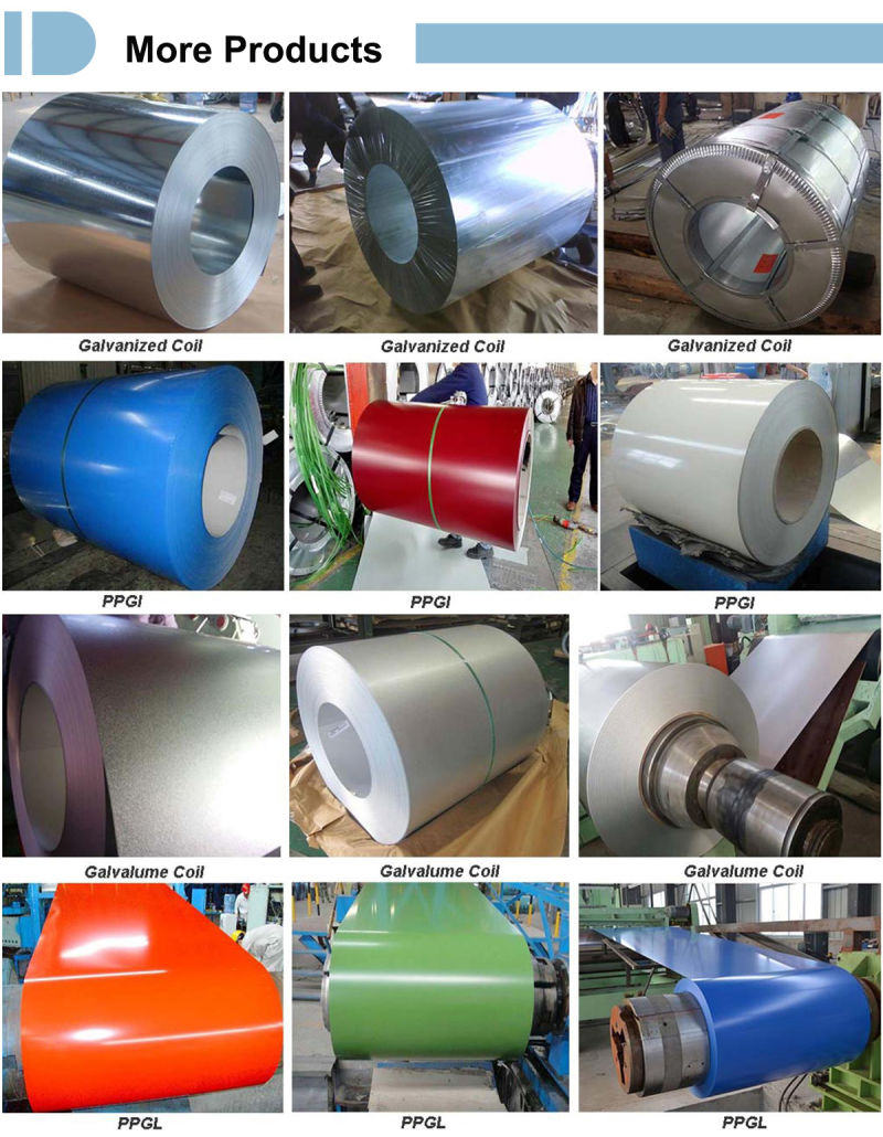 Color Coated PPGI Steel Coils for Roofing Material Prepainted