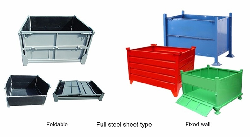 Pallet Cage Wire Mesh Storage Container /Steel Pallet