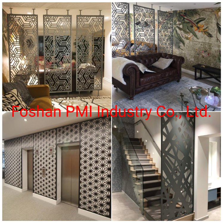 Decorative Screen SS316/SS304 Stainless Steel Screen/ Brass Screen for Home/Hotel/Office Partition Screen