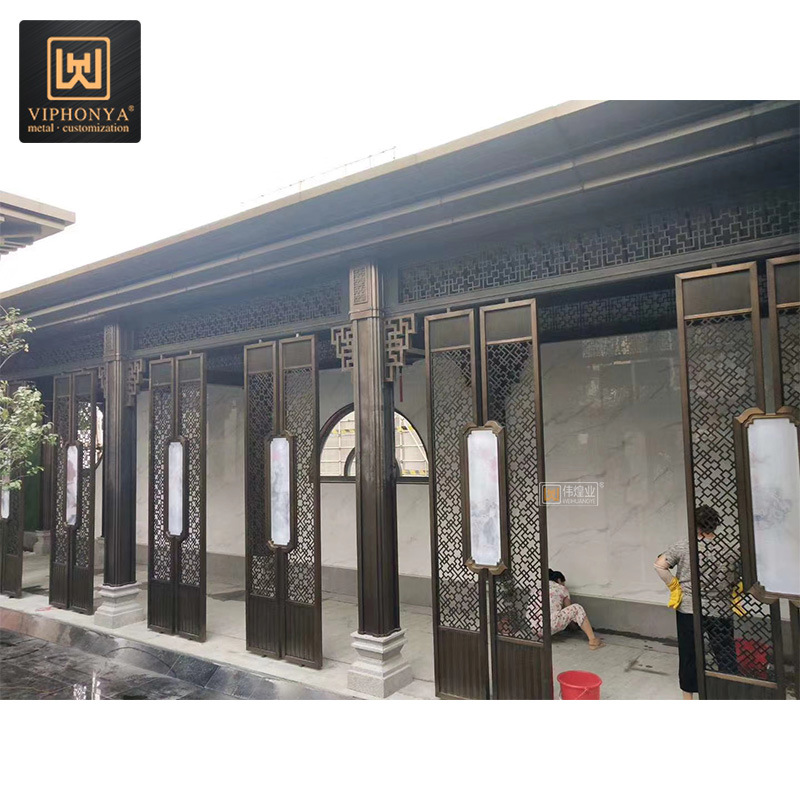 Color Decorative Embossing Stainless Steel Room Divider Stainless Steel Screen