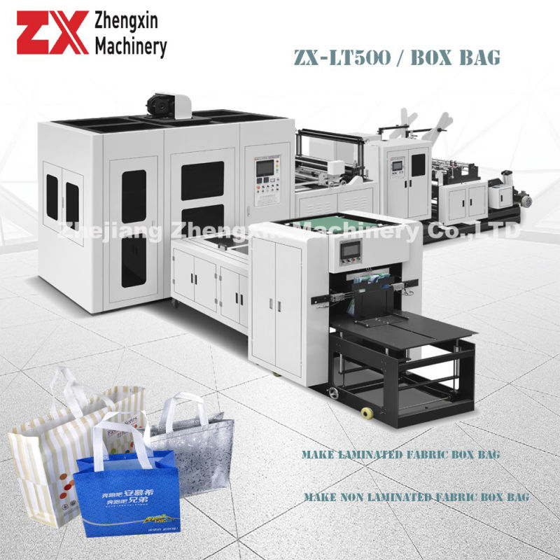 Automatic Non Woven Three Dimensional Bag Making Machine Zx-Lt400