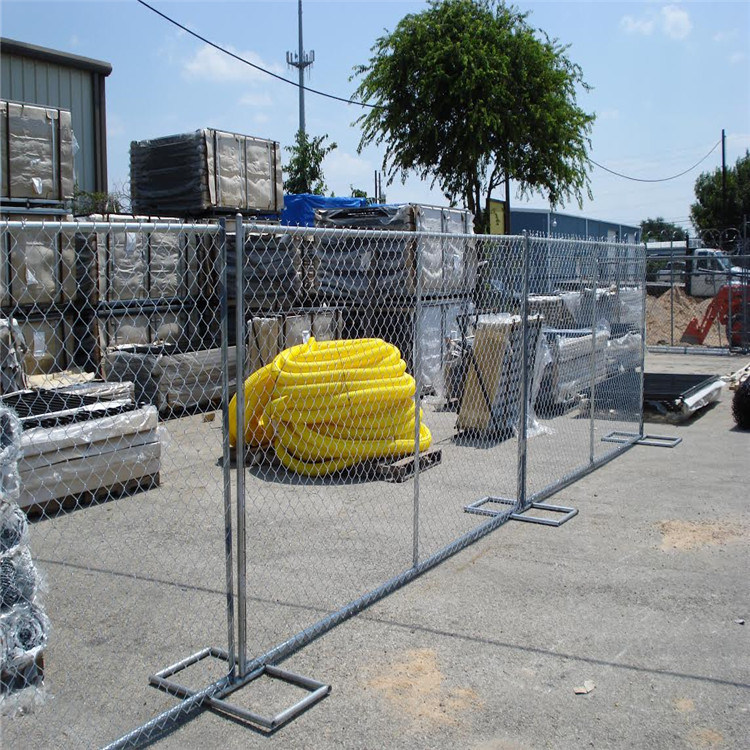 Galvanized Welded Wire Mesh 12FT Chain Link Fence Temporary Fencing