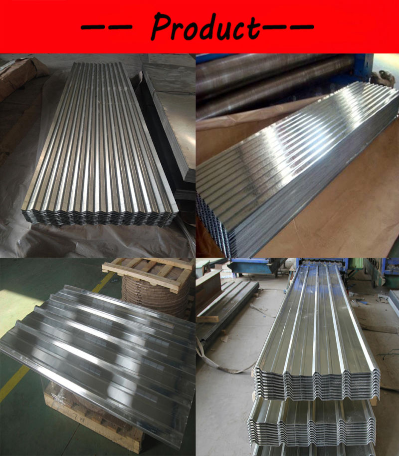 Roofing Building Az150 Galvalume Coating Corrugated Steel Sheet