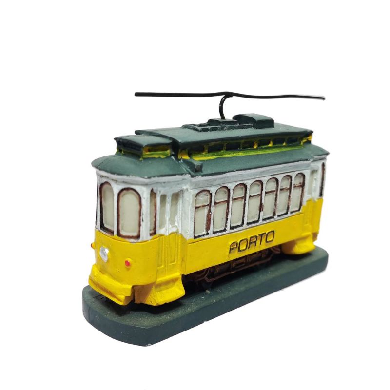 Funny Porto Portugal Style Cities Souvenir Resin 3D Tram Model