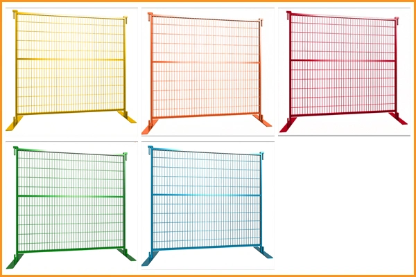 Decorative Mesh Construction Site Hoarding Fence Temporary Movable Fence