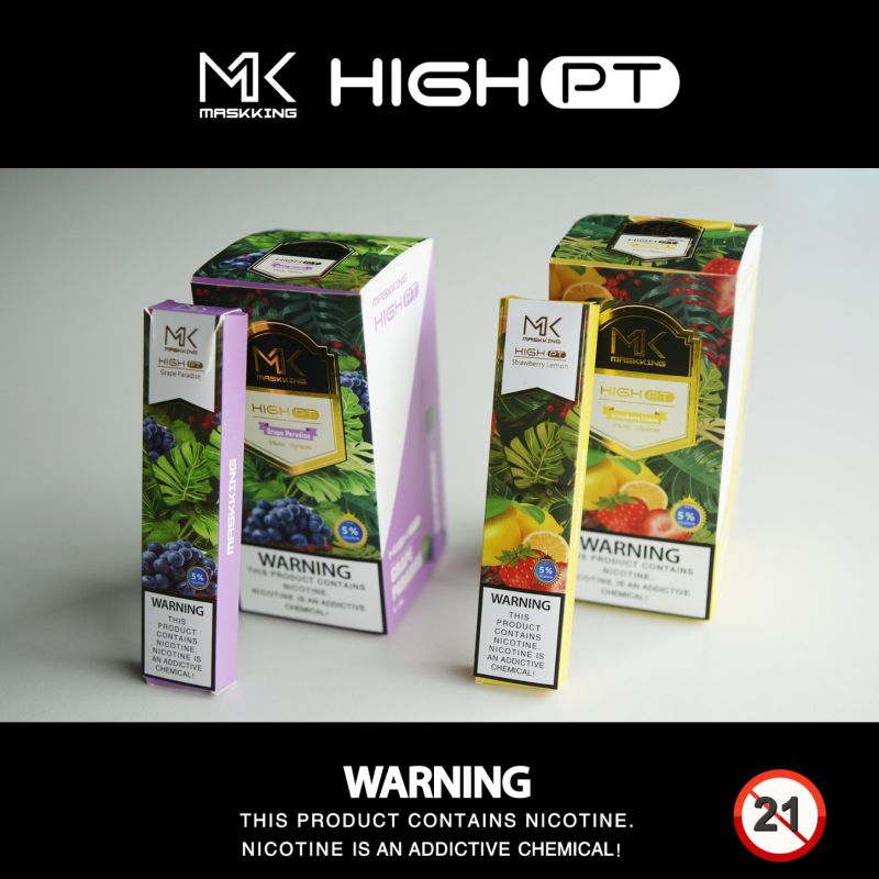 Disposable Pod Vape Device in Stock Maskking High PT 12 Flavors Disposable Pods