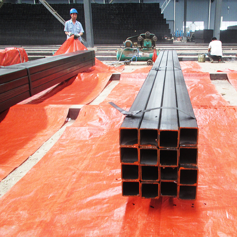 Black HSS Rectangular Steel Tube for Fence Frame