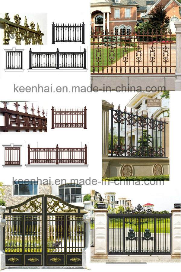 Decorative Design Cast Aluminum Fence for Garden Fencing