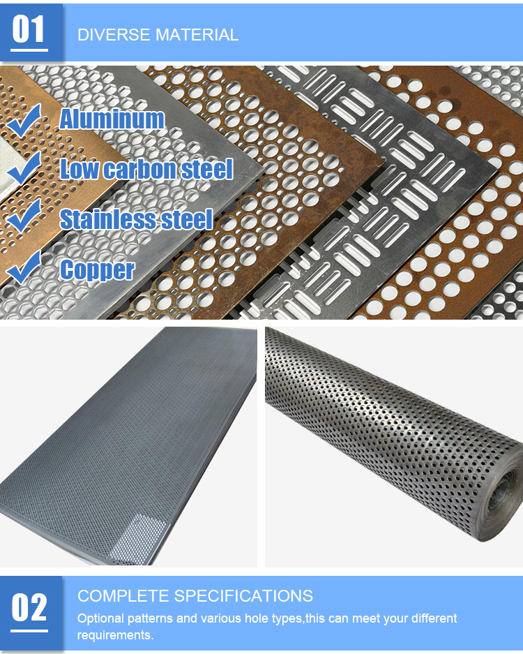 Decorative Perforated Metal Mesh for Cabinets
