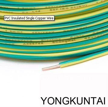 Copper Solid Electric Wire High Quality PVC Wire
