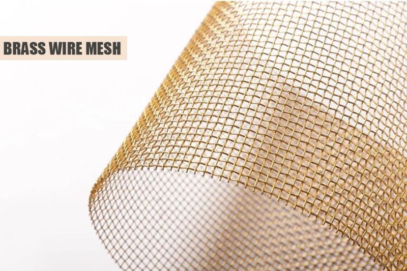 100 Mesh 200 Mesh Faraday Cage Shielding Decor Brass Copper Chicken Wire Mesh