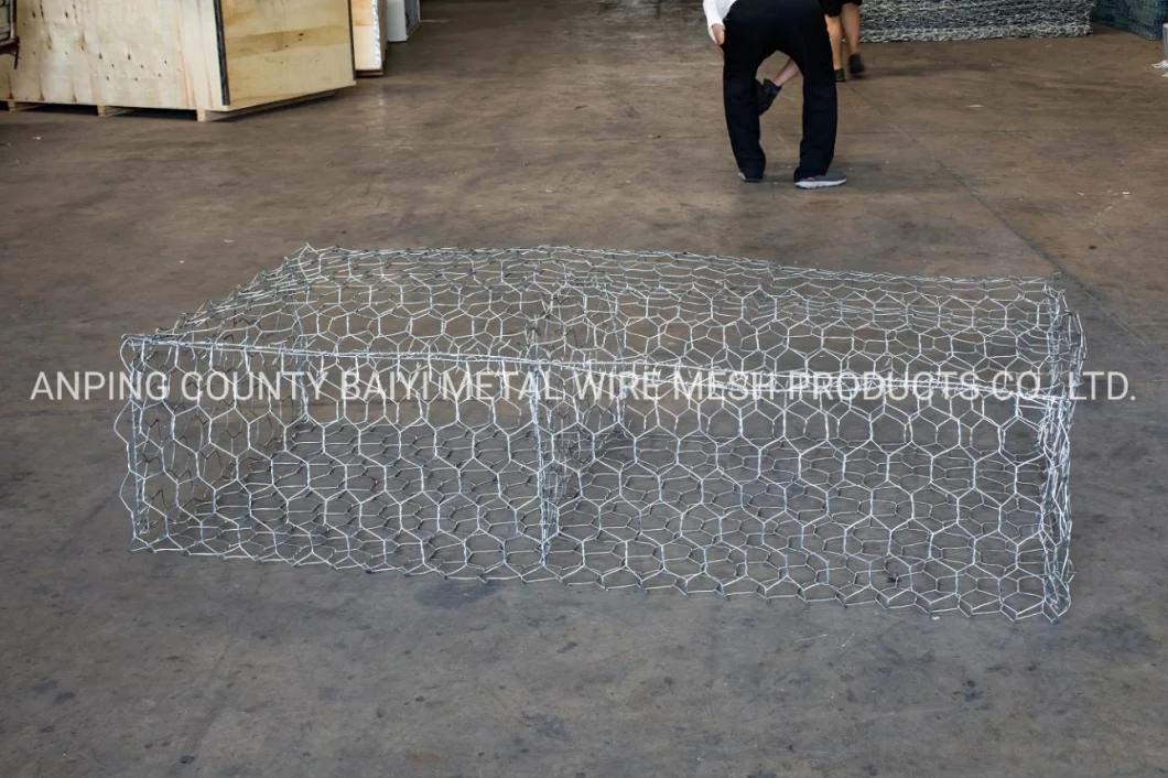 Gabion Wire Mesh Basket and Box Gabion for Retaining Wall Design
