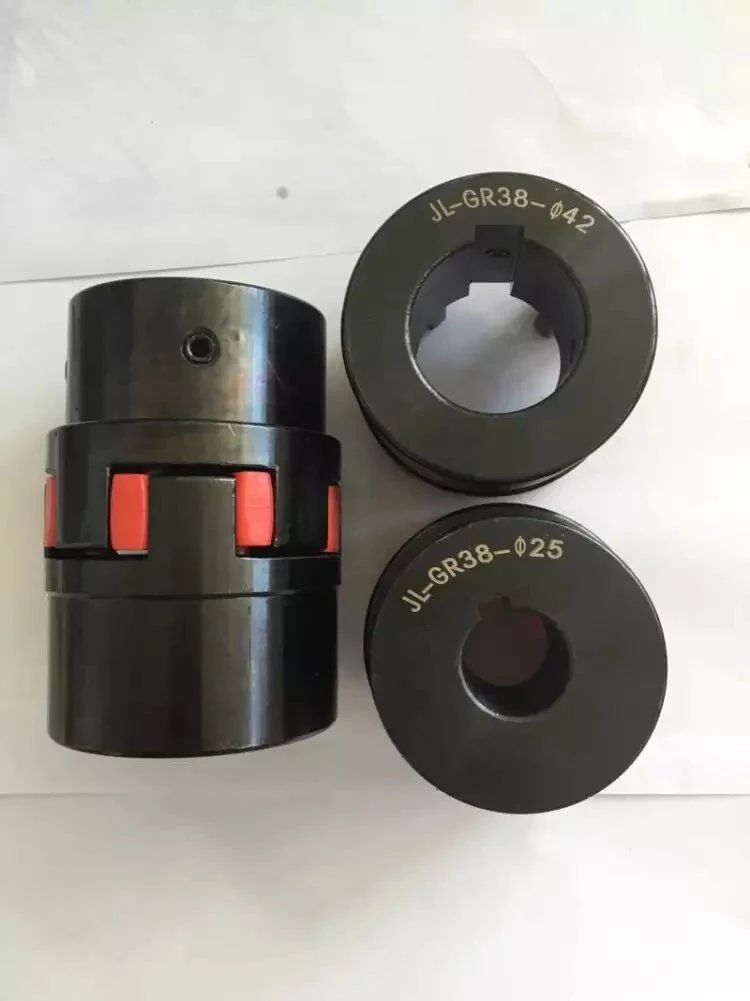 XL-Gr Steel Coupling, Aluminum Coupling Made with Steel 45#, Natural Color, Black Color (3A2006)