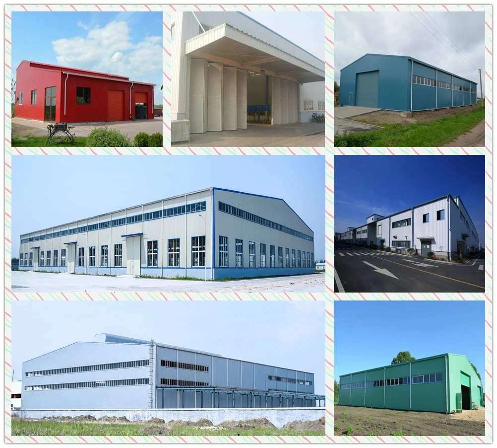 Prefabricated Steel Frame Structure Construction Warehouse Modular Prefab Metal Building with Steel Grating Deck