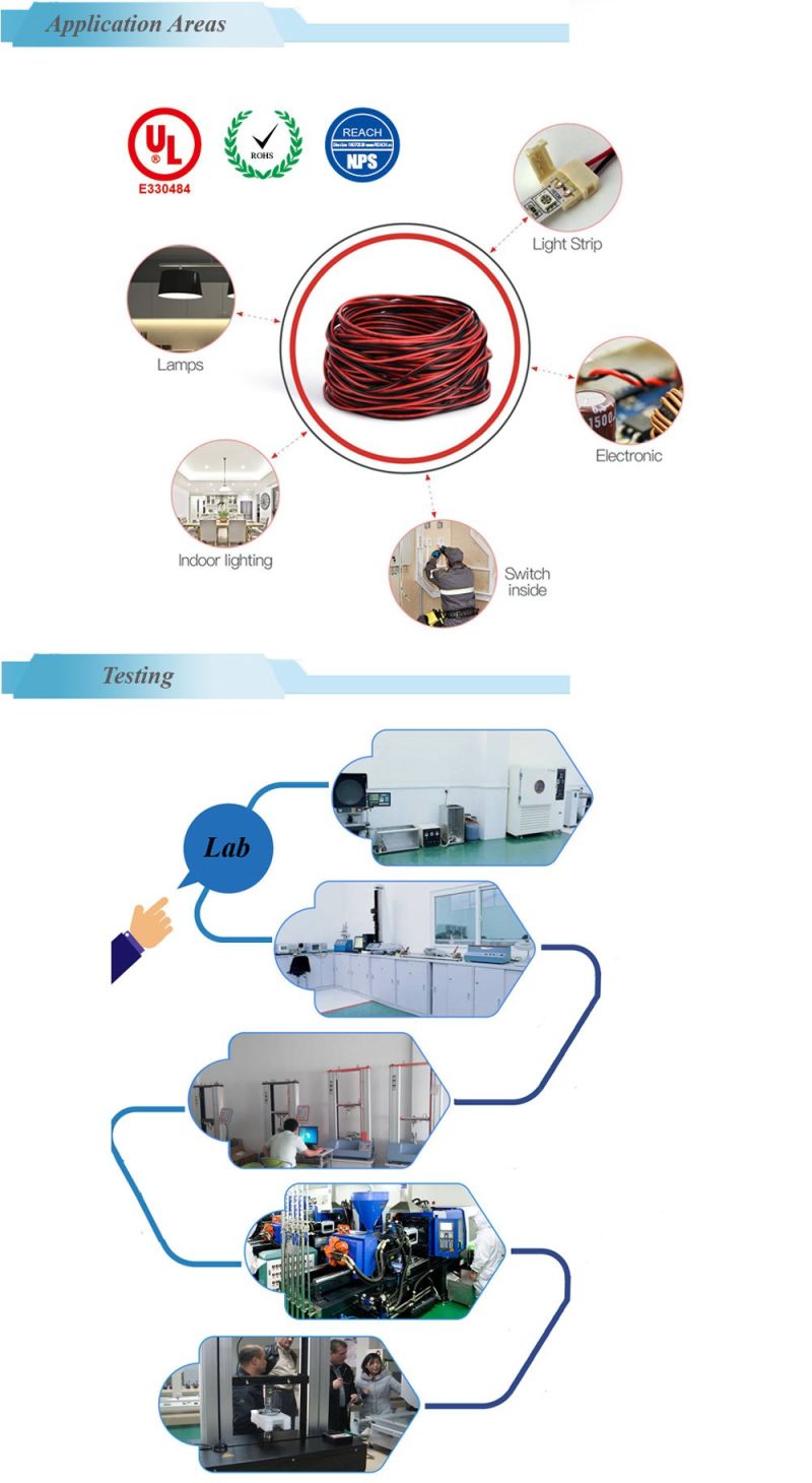 Al-Mylar Shield Copper Wire Braid PVC UL 2464 Electrical Power Wire