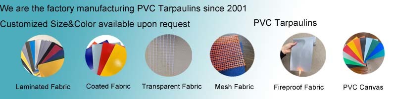 Hole Fabric PVC Coated Polyester Mesh for Banner Truck Covers