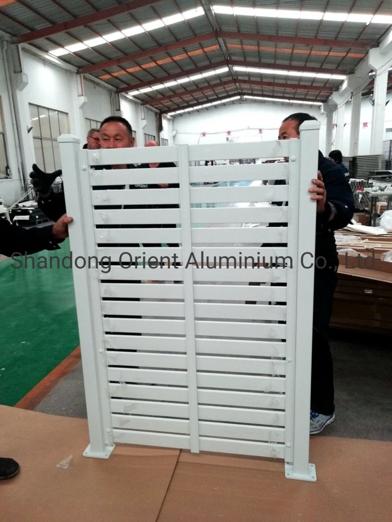 Horizontal Aluminium Slat Fence for Garden China Slat Fence