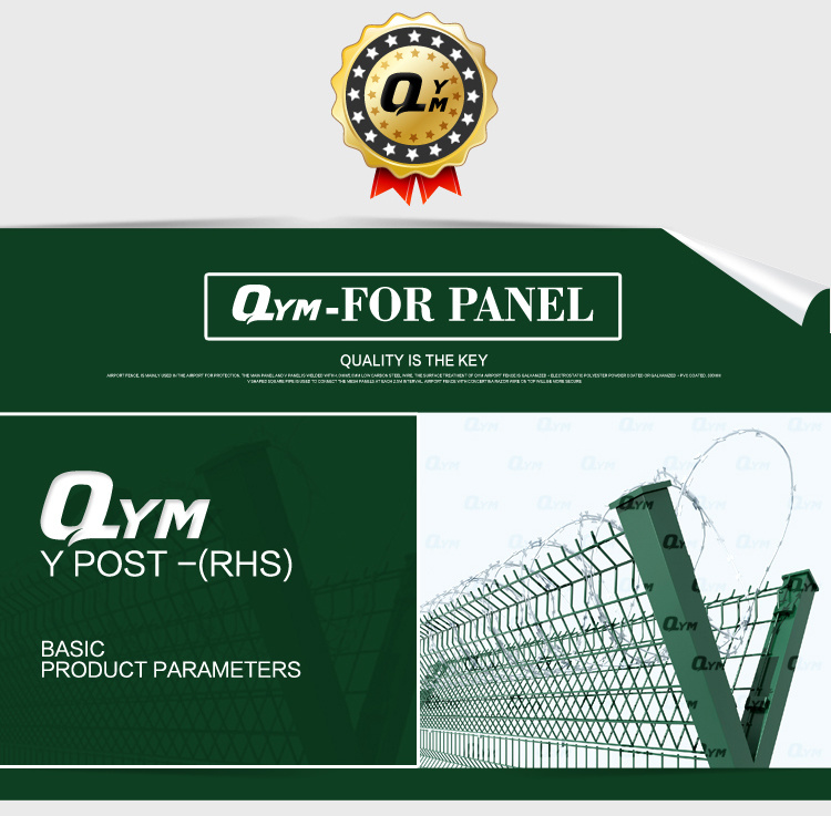 Anti Climb Airport Fence Barbed Wire Prison Fence