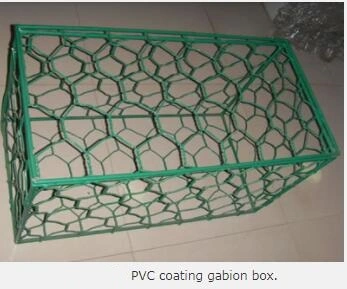 Welded Mesh and Woven Mesh Type Gabion Box for Retaining Wall