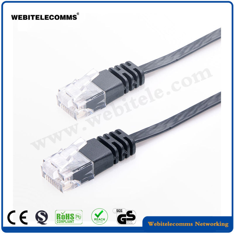 24 AWG Pure Copper UTP CAT6 Flat Network Patch Cord