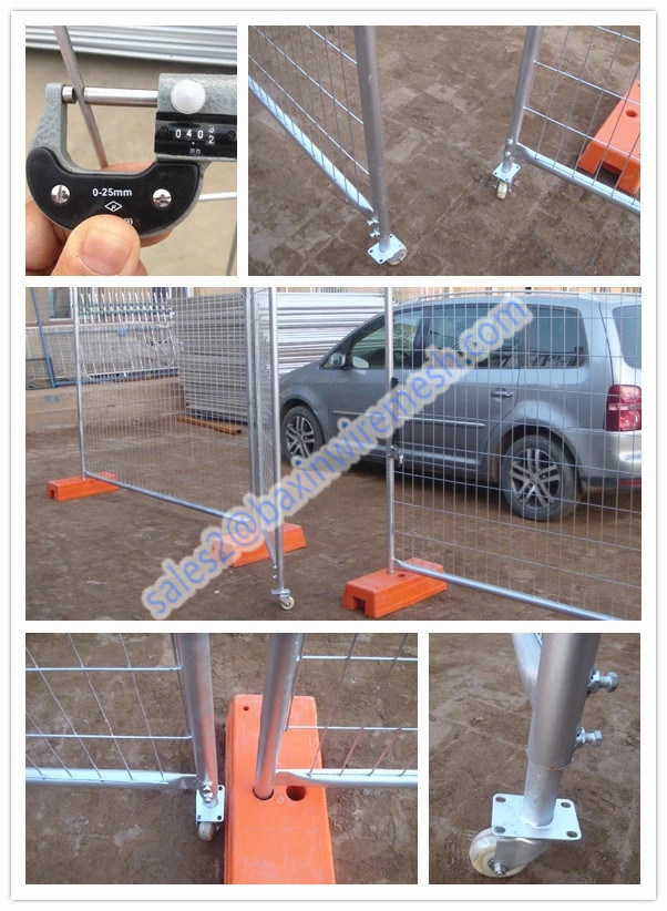 9 Gauge Chain Link Temporary Fence 50X50mm portable Temporary Fence
