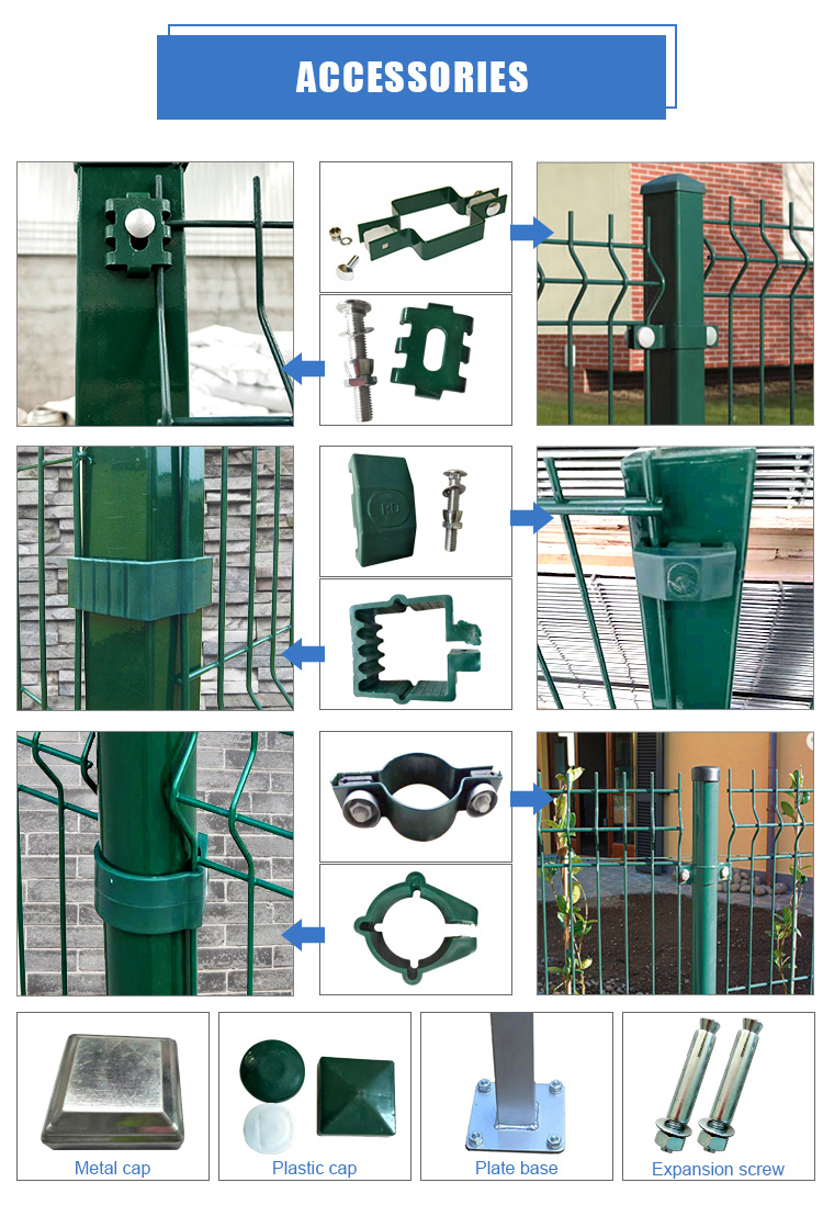 Bending Security Welded Mesh Fence