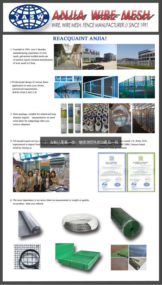 Stainless Steel Window Screen with SGS and Ce