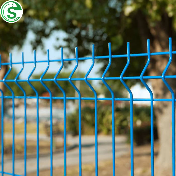 Strong 6 Gauge Triangle Welded Wire Mesh Fence Panels Security Properties Fencing