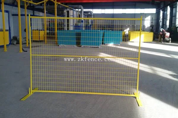 6'*9.5' PVC Powder Coating Welded Wire Mesh Temporary Fence Panels