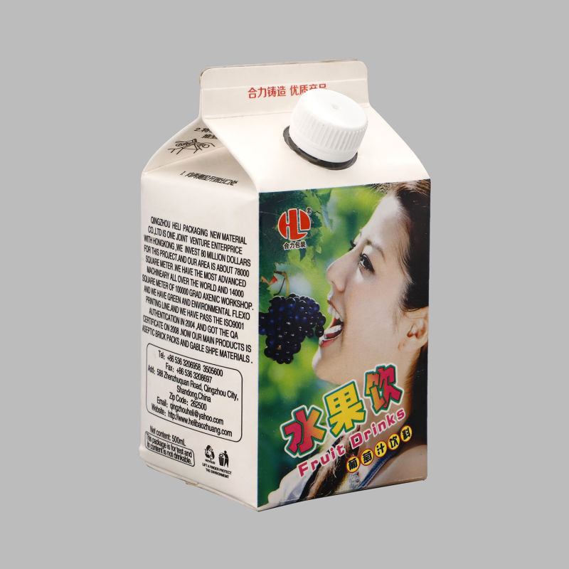 Hot Sale Cheap Custom Gable Top Milk Packaging Box Gable Top Carton