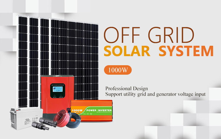Easy Installation off Grid Solar Panel System 1kw