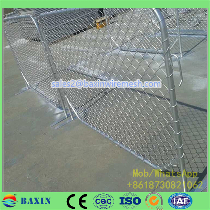 9 Gauge Chain Link Temporary Fence 50X50mm portable Temporary Fence