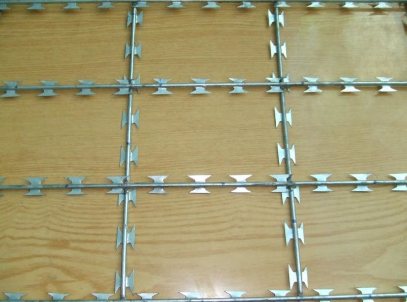 Hot Dipped Galvanized Razor Concertina Barbed Wire, Flat Wrap Razor Wire