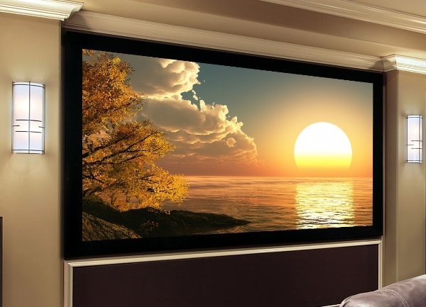 3D Silver Curve Frame Screen, 3D Projection Screen