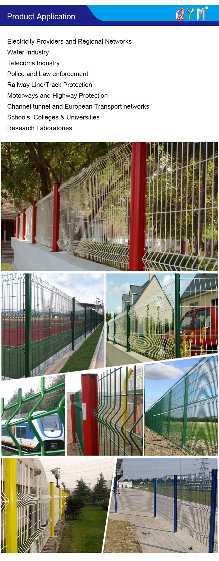 Fence Panels Heavy Gauge Welded Wire Mesh Fence