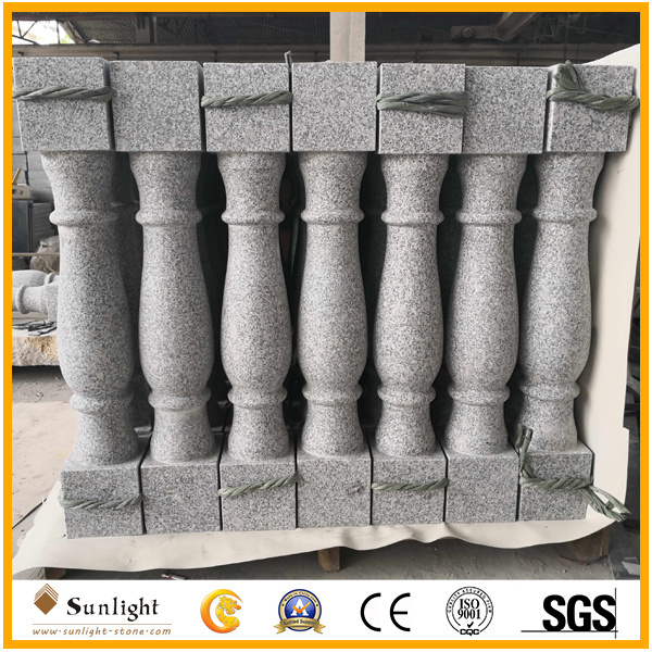Natural Stone Yellow/Gold Granite Fence Balusters for Outdoor Stair