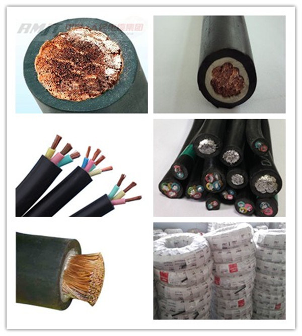 Flexible Copper Conductor Rubber Sheathed 70mm2 Welding Cable Wire