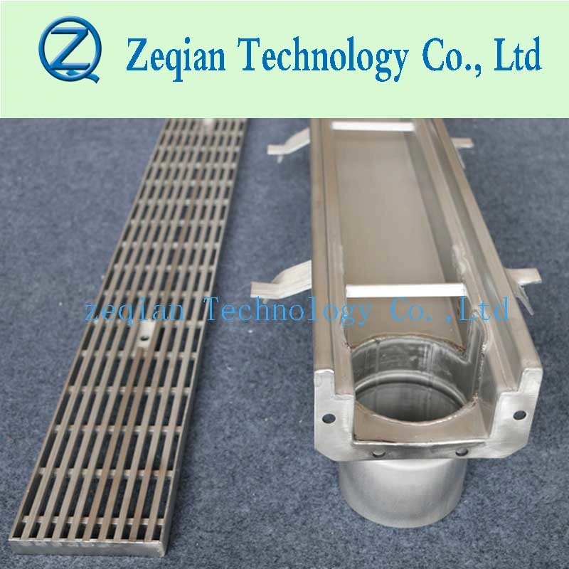 Stainless Steel Grating Shower Drain, Trench Drian