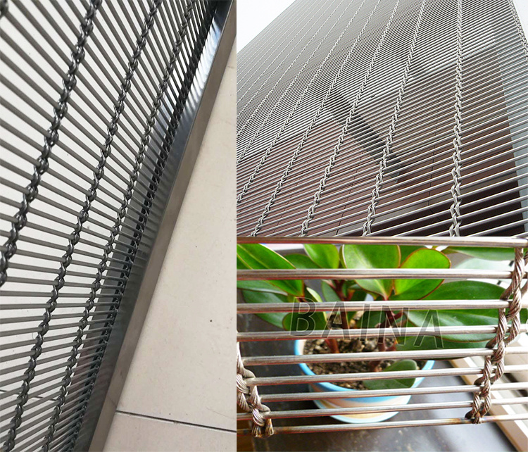 Paint Copper Metal Screen Partitions Mesh for Decorative Wire Mesh