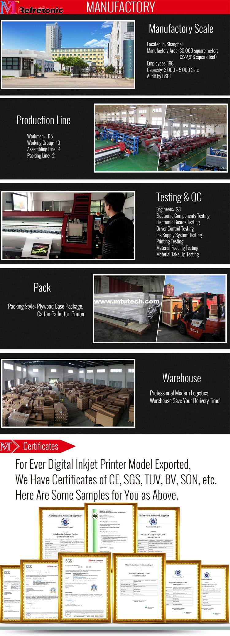 Large Format Digital Textile Printing Machine Cotton Printer for Curtains
