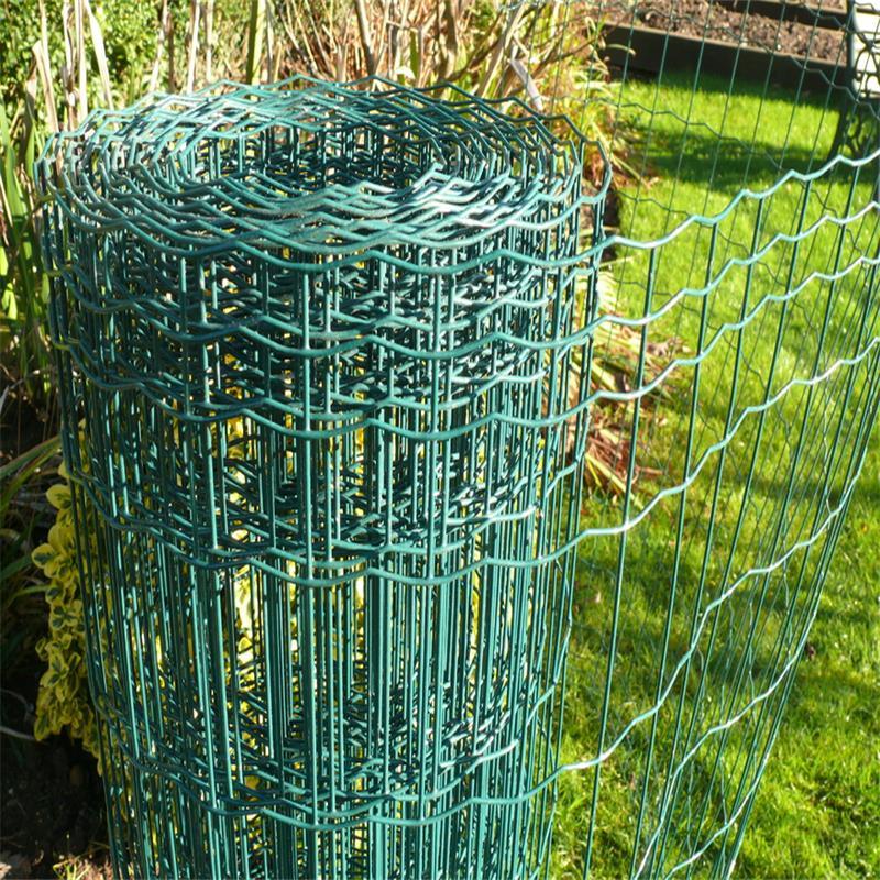 Euro Style Decorative Green Color Metal Fence