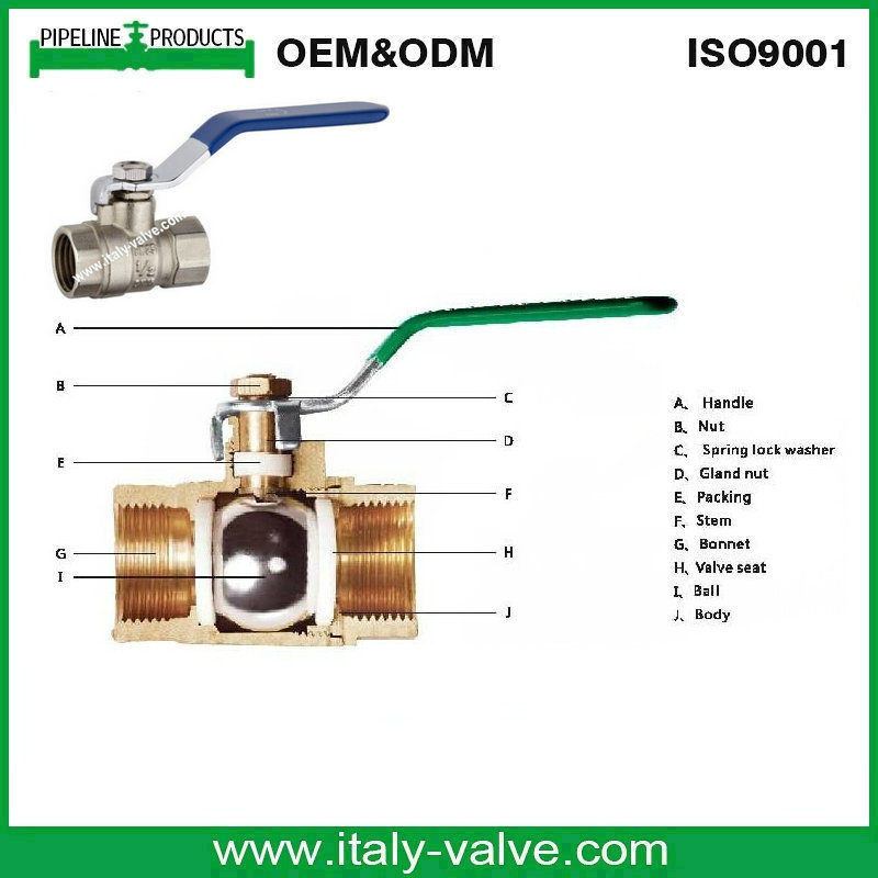 Good Quantity Dn50 Forged Elbow Brass Ball Valve Male