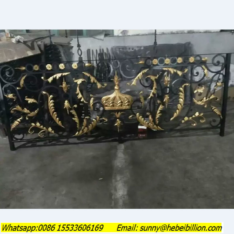 Wrought Iron Balcony Fence/Iron Balcony Railing /Balcony Grill Security Window Wrought Iron Fence Railing