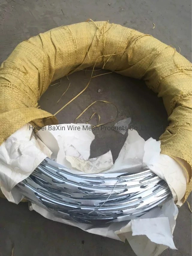China Supplier Galvanized Razor Barbed Wire Concertian Razor Wire