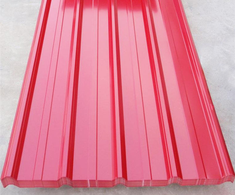 Color Coated Corrugated Steel Prepainted Roofing Sheets in Ghana