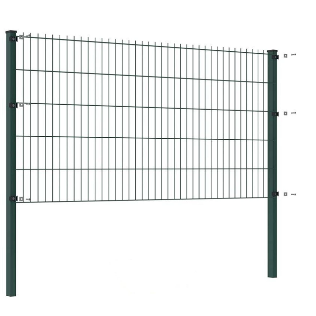 868 656 Welded Mesh Twin Double Loop Wire Mesh Garden Fence Metal Panel