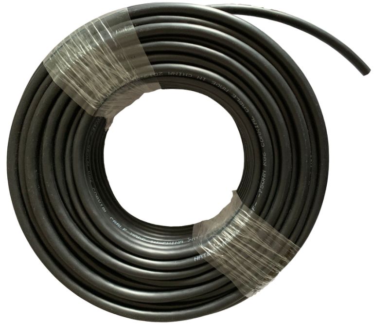 Rg174/Rg56/Rg58/Rg59/RG6 Coaxial Cable Od 6.2mm 0.75mm CCS Braiding 24