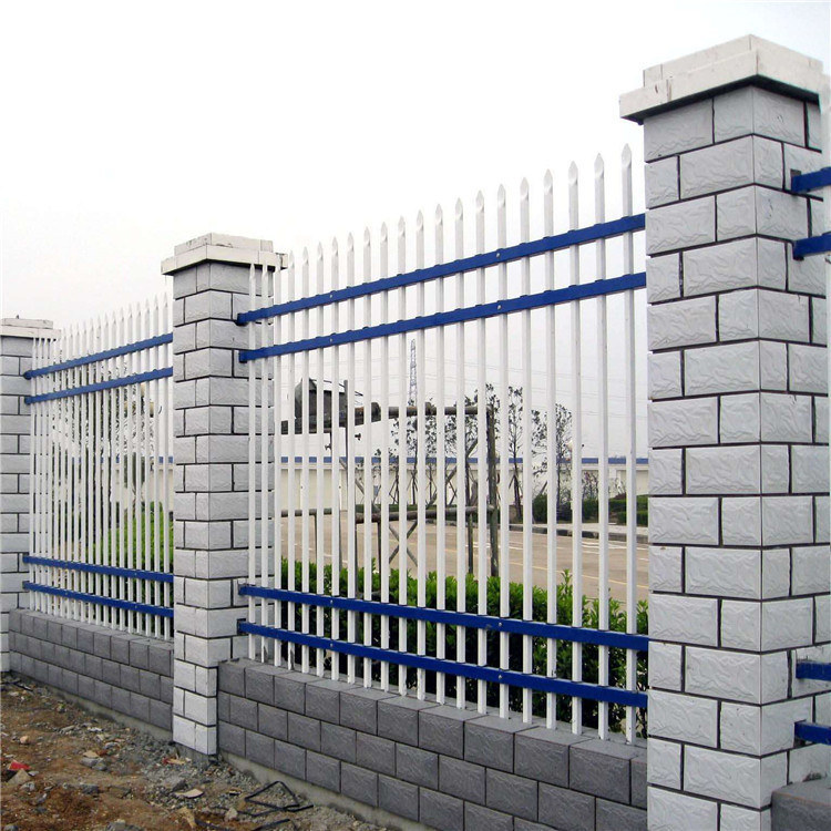 Zinc Coated and Powder Coated Metal Fence, Steel Fence, Wrought Iron Fence